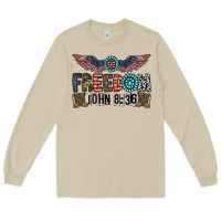 Mushroom freedom john Long Sleeve Tee - CowhideDigitalArt