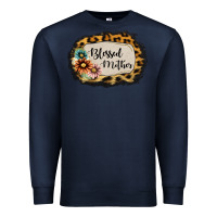 Navy blessed mother Premium Sweatshirt - Jasminsmagicworld
