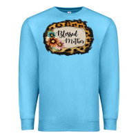 Ocean Blue blessed mother Premium Sweatshirt - Jasminsmagicworld