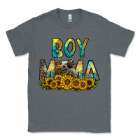 Charcoal Heather boy mama Classic Tee - CowhideDigitalArt