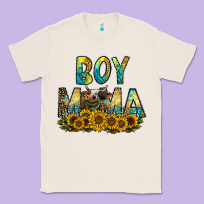 Boy Mama Classic Tee Designed By Cowhidedigitalart