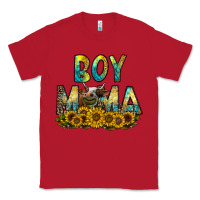 Red boy mama Classic Tee - CowhideDigitalArt