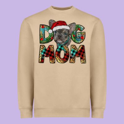 Heavyweight Sweatshirt Christmas French Bulldog Mom