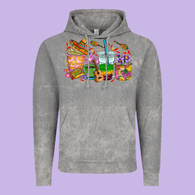 Mexico Coffee Cups Vintage Hoodie Designed By Ranaportraitstore