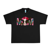 Black mom with cow mothers day Urban Heavy Tee - texasbilliewilder