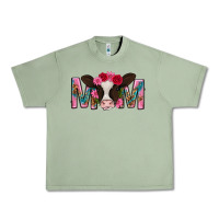 Oil Green mom with cow mothers day Urban Heavy Tee - texasbilliewilder