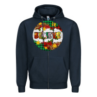 Navy Christmas Believe Zipper Hoodie - Artiststas
