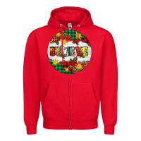 Red Christmas Believe Zipper Hoodie - Artiststas