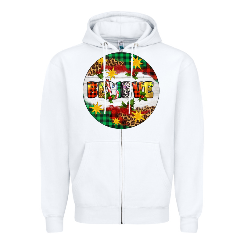 Christmas Believe Zipper Hoodie by Artiststas | Teevron