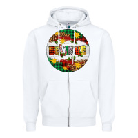 White Christmas Believe Zipper Hoodie - Artiststas