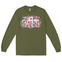 Army Green most loved granny Long Sleeve Tee - RacoonDesign