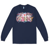 Navy most loved granny Long Sleeve Tee - RacoonDesign