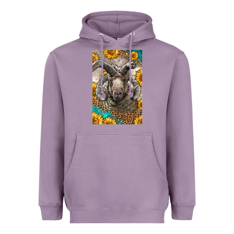 Western Navajo Churro Sheep Heavyweight Hoodie by LillyAllenDesigns | Teevron