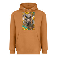 Meerkat Western Navajo Churro Sheep Heavyweight Hoodie - LillyAllenDesigns