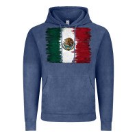 Vintage Denim Mexican Flag Vintage Hoodie - RanaPortraitStore
