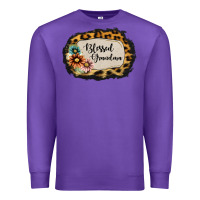 Purple blessed grandma Premium Sweatshirt - Jasminsmagicworld