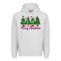 Dove Grey Merry Christmas Nurse trees Premium Hoodie - MaliasSmallBusiness