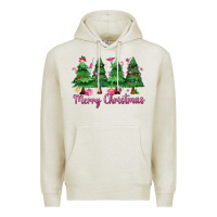 Oatmeal Heather Merry Christmas Nurse trees Premium Hoodie - MaliasSmallBusiness