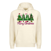 Sandshell Merry Christmas Nurse trees Premium Hoodie - MaliasSmallBusiness