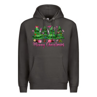 Smoke Merry Christmas Nurse trees Premium Hoodie - MaliasSmallBusiness