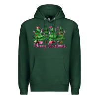 Sports Green Merry Christmas Nurse trees Premium Hoodie - MaliasSmallBusiness