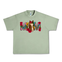 Oil Green mom with horse mothers day Urban Heavy Tee - texasbilliewilder