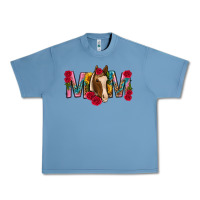 Pebble Blue mom with horse mothers day Urban Heavy Tee - texasbilliewilder