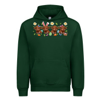 Forest Green easter day baby heifers Urban Hoodie - Artiststas