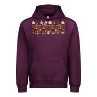 Mauve Wine easter day baby heifers Urban Hoodie - Artiststas