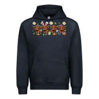 Navy easter day baby heifers Urban Hoodie - Artiststas