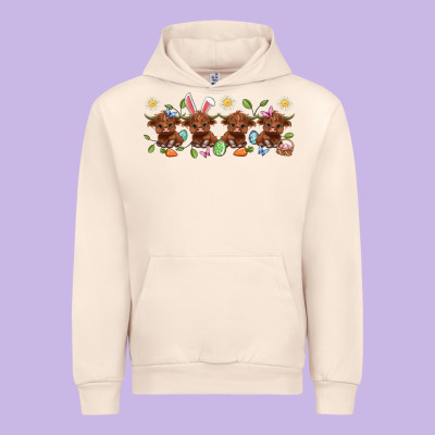 Easter Day Baby Heifers Urban Hoodie Designed By Artiststas