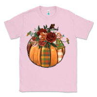 Bubblegum Pink floral pumpkin Classic Tee - BundleAndBundleShop