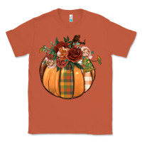 Copper floral pumpkin Classic Tee - BundleAndBundleShop