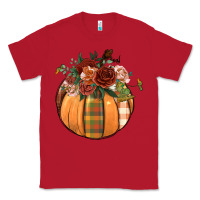 Red floral pumpkin Classic Tee - BundleAndBundleShop