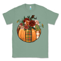 Sage floral pumpkin Classic Tee - BundleAndBundleShop