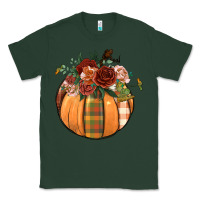 Sports Green floral pumpkin Classic Tee - BundleAndBundleShop