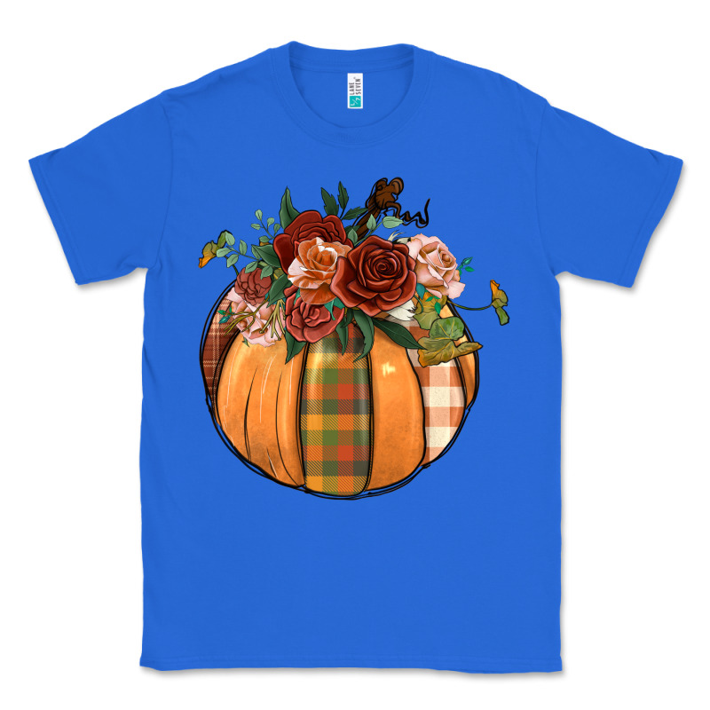 Floral Pumpkin Classic Tee by BundleAndBundleShop | Teevron