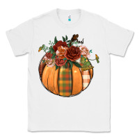 White floral pumpkin Classic Tee - BundleAndBundleShop