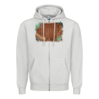 Dove Grey Wood Glitter Leopard Pattern Frame Zipper Hoodie - Bettercallsaul