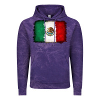 Cloud Purple Mexican flag Vintage Hoodie - RanaPortraitStore