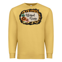 Antique Gold blessed nurse Premium Sweatshirt - Jasminsmagicworld