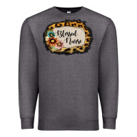 Charcoal Heather blessed nurse Premium Sweatshirt - Jasminsmagicworld