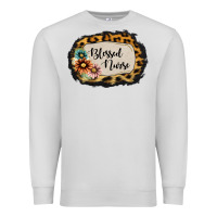 Dove Grey blessed nurse Premium Sweatshirt - Jasminsmagicworld