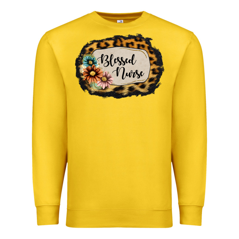 Blessed Nurse Premium Sweatshirt by Jasminsmagicworld | Teevron