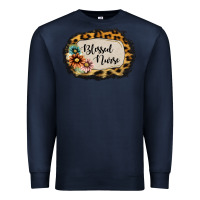 Navy blessed nurse Premium Sweatshirt - Jasminsmagicworld
