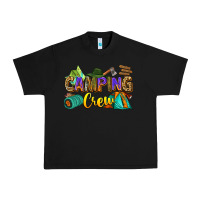 Black camping crew Urban Heavy Tee - Zillion Design Studio