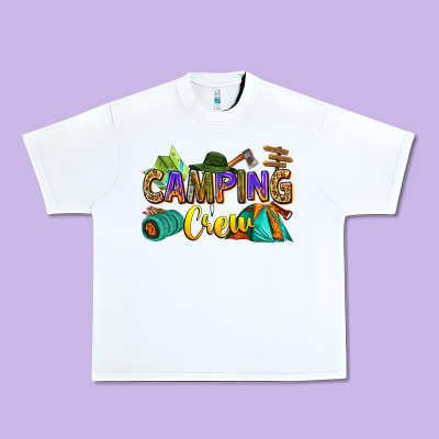 Camping Crew Urban Heavy Tee Designed By Zillion Design Studio