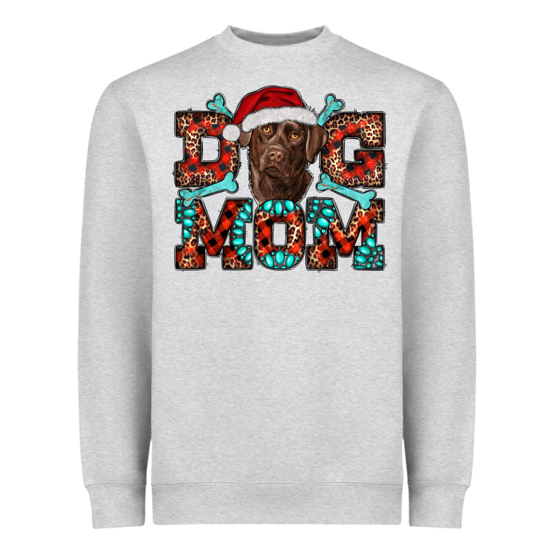 Christmas Labrador Dog Mom Heavyweight Sweatshirt by RanaPortraitStore | Teevron