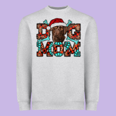 Heavyweight Sweatshirt Christmas Labrador Dog Mom