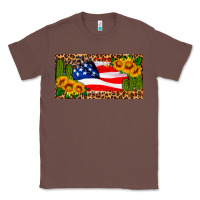 Chestnut usa flag and cactus license plate Classic Tee - HRA Design Shop